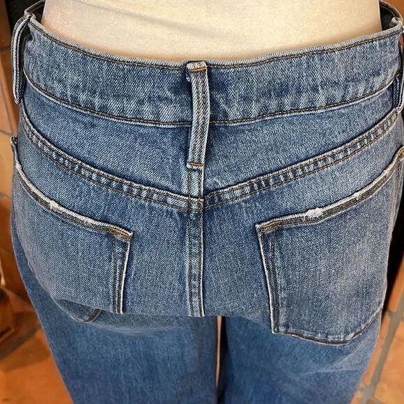 FRAME jeans Rattler Le High straight Python pocket blue brown, 26! - Picture 5 of 10